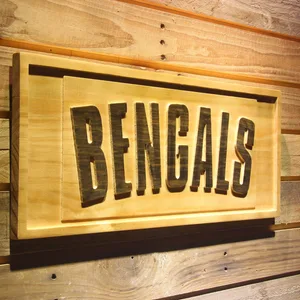 Cincinnati Bengals 1980 Logo Wood Sign - Legacy Edition