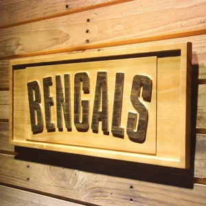 Cincinnati Bengals 1980 Logo Wood Sign - Legacy Edition