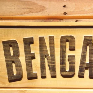 Cincinnati Bengals 1980 Logo Wood Sign - Legacy Edition