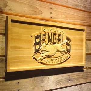 Cincinnati Bengals 30th Anniversary Logo Wood Sign - Legacy Edition