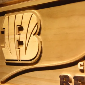 Cincinnati Bengals Split Wood Sign