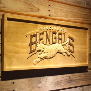 Cincinnati Bengals Wood Sign