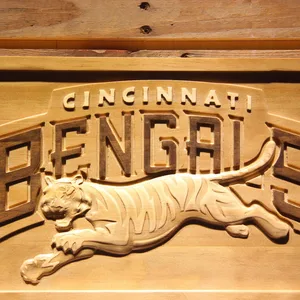 Cincinnati Bengals Wood Sign
