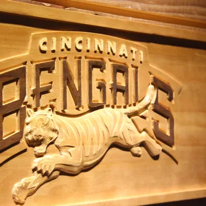 Cincinnati Bengals Wood Sign
