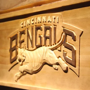 Cincinnati Bengals Wood Sign