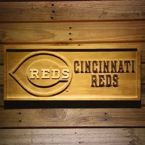 Cincinnati Reds Wood Sign