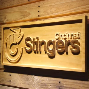 Cincinnati Stingers Wood Sign - Legacy Edition