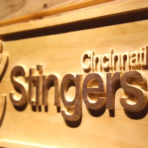 Cincinnati Stingers Wood Sign - Legacy Edition