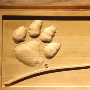 Clemson Tigers Split Wood Sign
