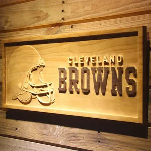 Cleveland Browns Wood Sign
