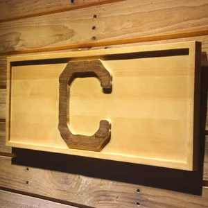 Cleveland Indians 1917-1918 Wood Sign - Legacy Edition
