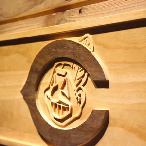 Cleveland Indians 1954-1957 Wood Sign - Legacy Edition