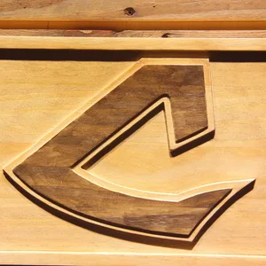 Cleveland Indians 1973-1977 Wood Sign - Legacy Edition