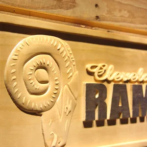 Cleveland Rams 1941-1942 Wood Sign - Legacy Edition