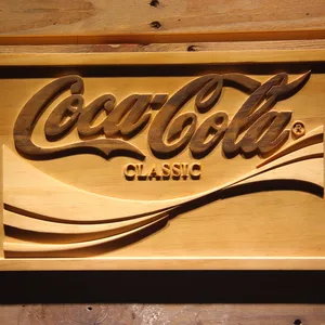 Coca-Cola Wood Sign