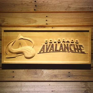 Colorado Avalanche Wood Sign