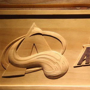 Colorado Avalanche Wood Sign