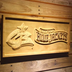 Columbus Blue Jackets Wood Sign - Legacy Edition