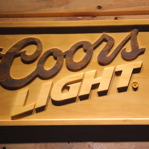 Coors Light Wood Sign