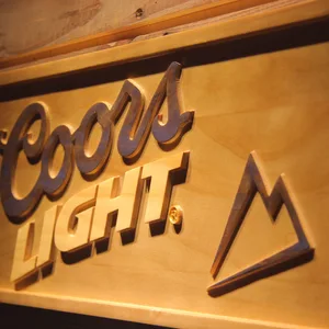 Coors Light Wood Sign