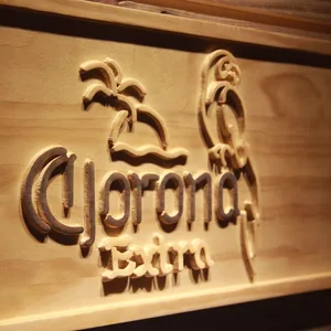 Corona Extra - Parrot Wood Sign