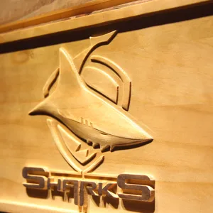 Cronulla-Sutherland Sharks Wood Sign