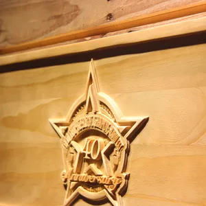 Dallas Cowboys 40th Anniversary Logo Wood Sign - Legacy Edition