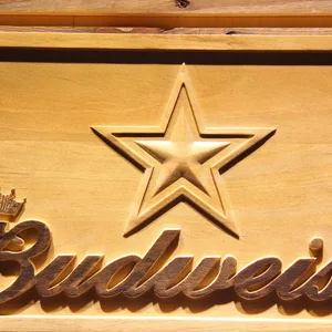 Dallas Cowboys Budweiser Wood Sign