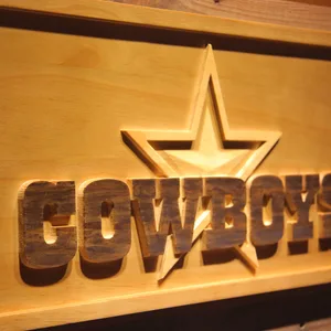 Dallas Cowboys Star Wood Sign