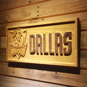 Dallas Mavericks Wood Sign