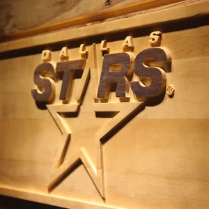 Dallas Stars Wood Sign - Legacy Edition