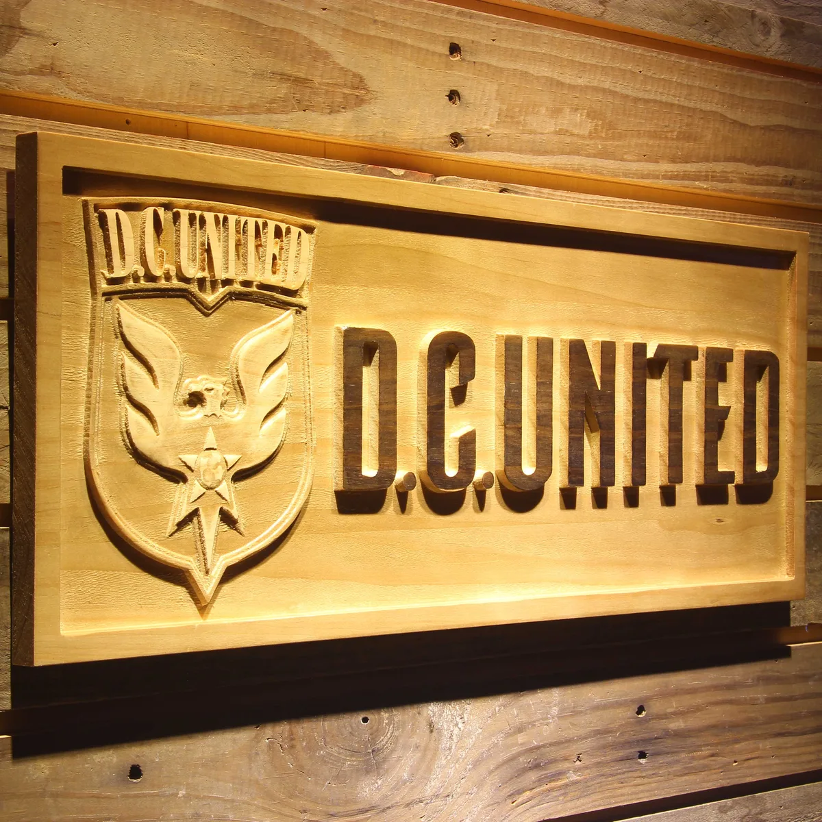 DC United Wood Sign - Legacy Edition