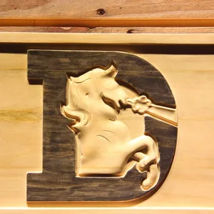 Denver Broncos 1993-1996 Logo Wood Sign - Legacy Edition