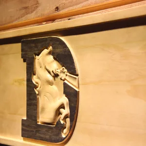 Denver Broncos 1993-1996 Logo Wood Sign - Legacy Edition