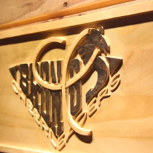 Denver Broncos Cheerleaders Logo Wood Sign