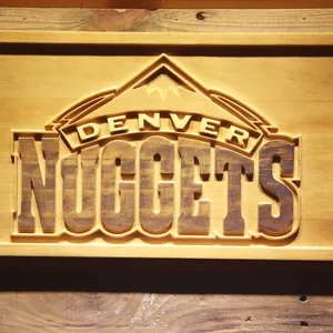Denver Nuggets Wood Sign
