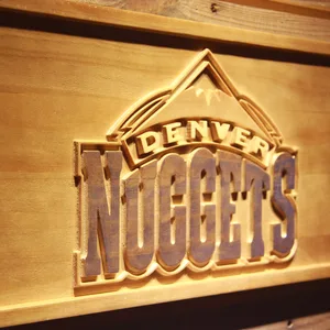 Denver Nuggets Wood Sign