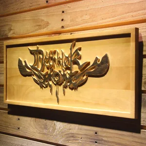 Dethklok Wood Sign