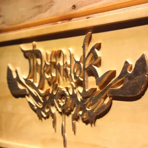 Dethklok Wood Sign