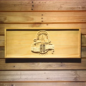 Detroit Lions 60th Anniversary Logo Wood Sign - Legacy Edition