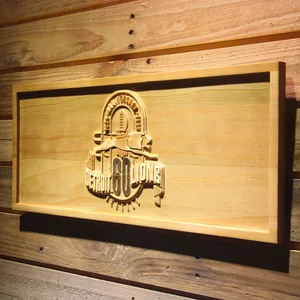 Detroit Lions 60th Anniversary Logo Wood Sign - Legacy Edition