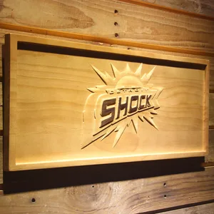Detroit Shock Wood Sign