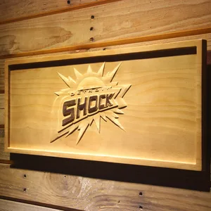 Detroit Shock Wood Sign