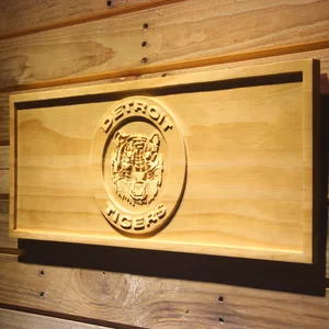 Detroit Tigers 12 Wood Sign - Legacy Edition