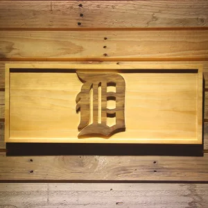 Detroit Tigers 13 Wood Sign - Legacy Edition