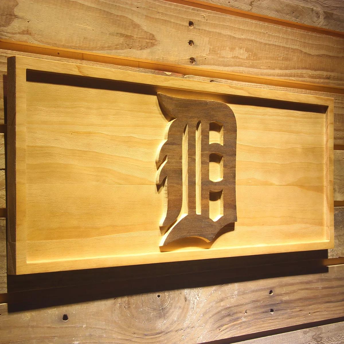 Detroit Tigers 13 Wood Sign - Legacy Edition