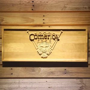 Detroit Tigers 2 Wood Sign