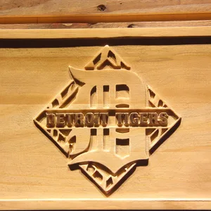 Detroit Tigers 7 Wood Sign - Legacy Edition