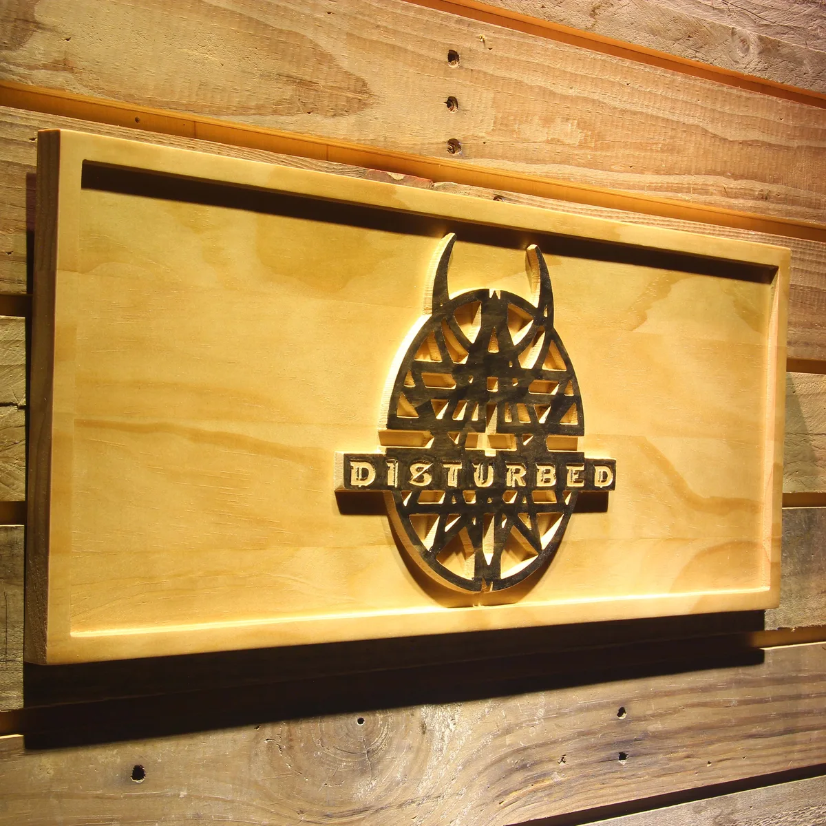 Disturbed Wood Sign