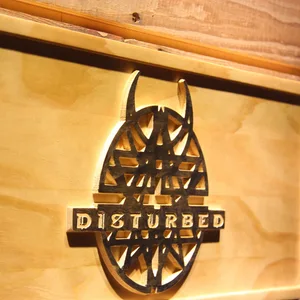 Disturbed Wood Sign